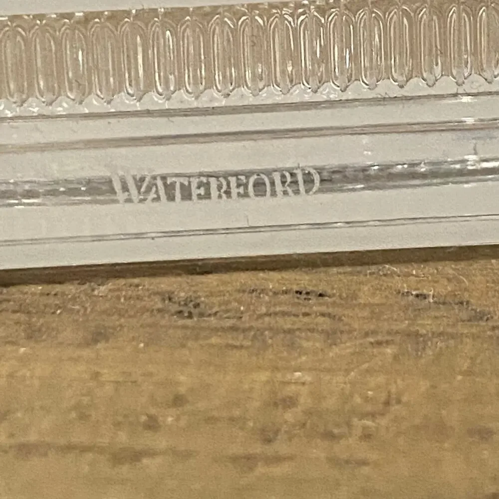Vintage Waterford Devenish Small Crystal Clock Mantel Piece Decor